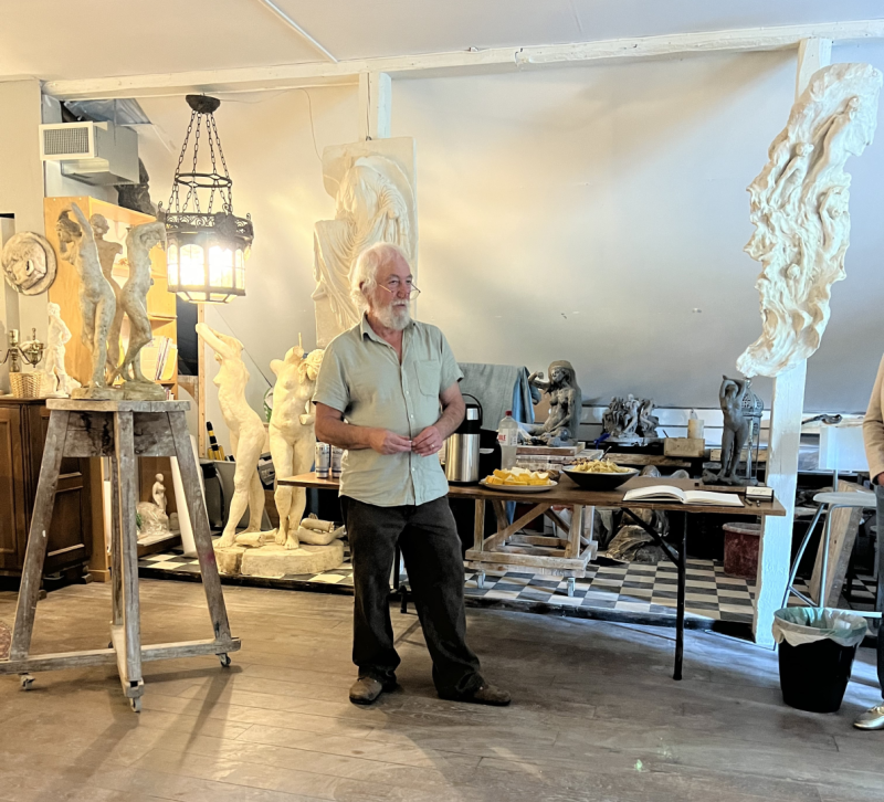 Besøk i Bruce Naigles’ atelier 26. august 2025