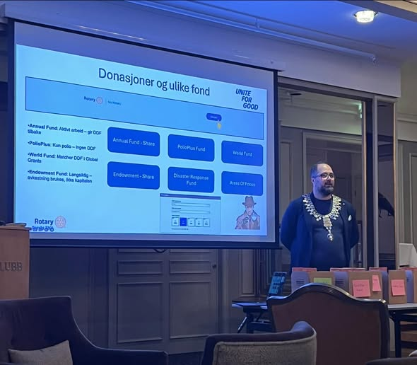 Områdemøte 27. januar om "The Rotary Foundation"