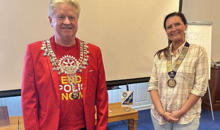 Guvernørbesøk hos Jeløy Rotary